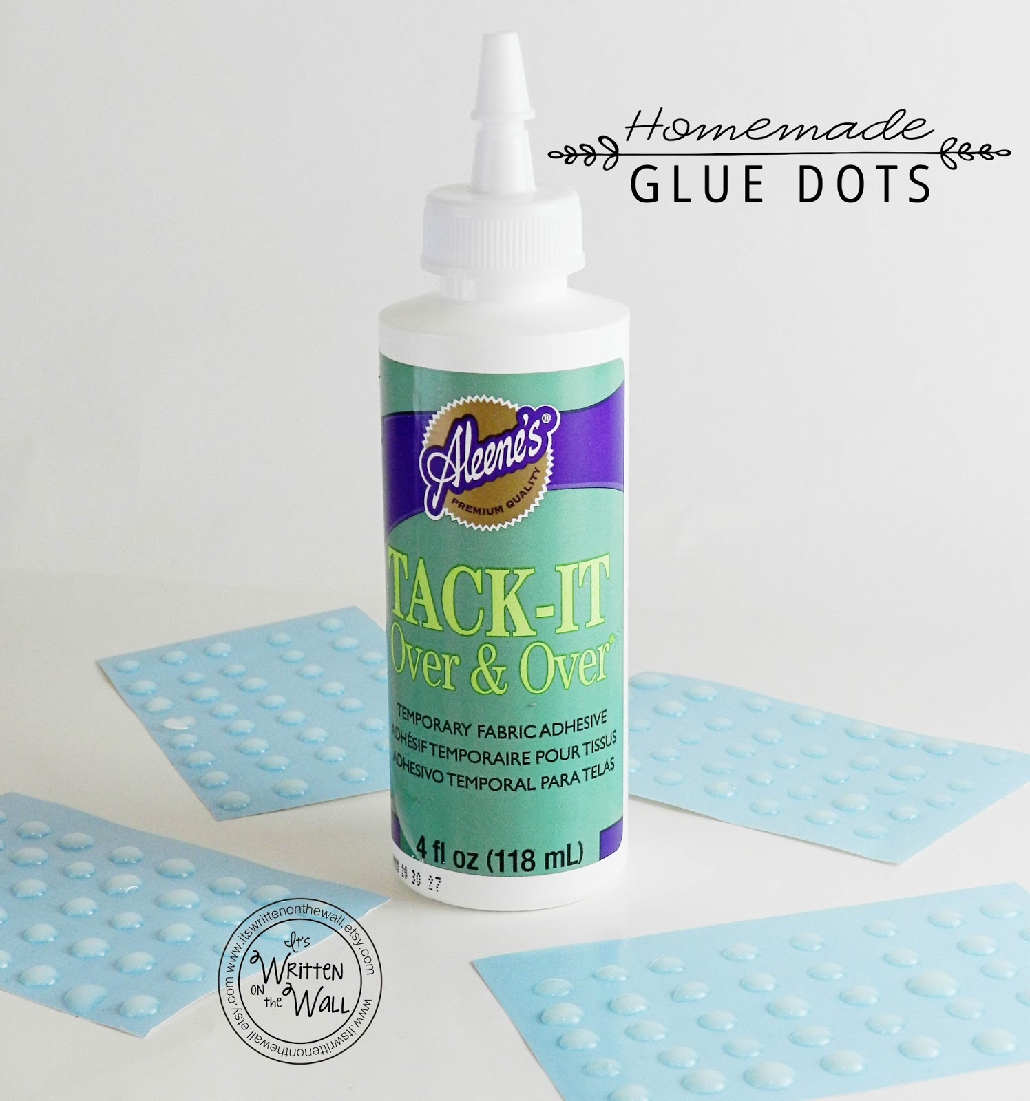 CRAFTING: SAVE Money-Make Your Own Glue Dots Tutorial is SIMPLE - It's  Written on the Wall